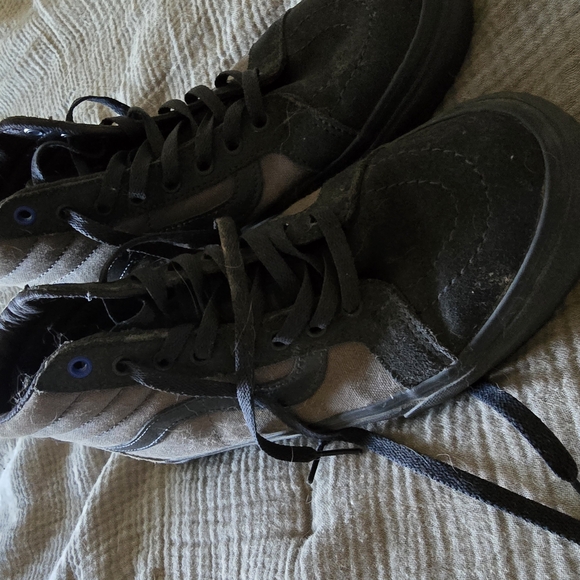 Vans Black and Gray Sneakers - Picture 1 of 4